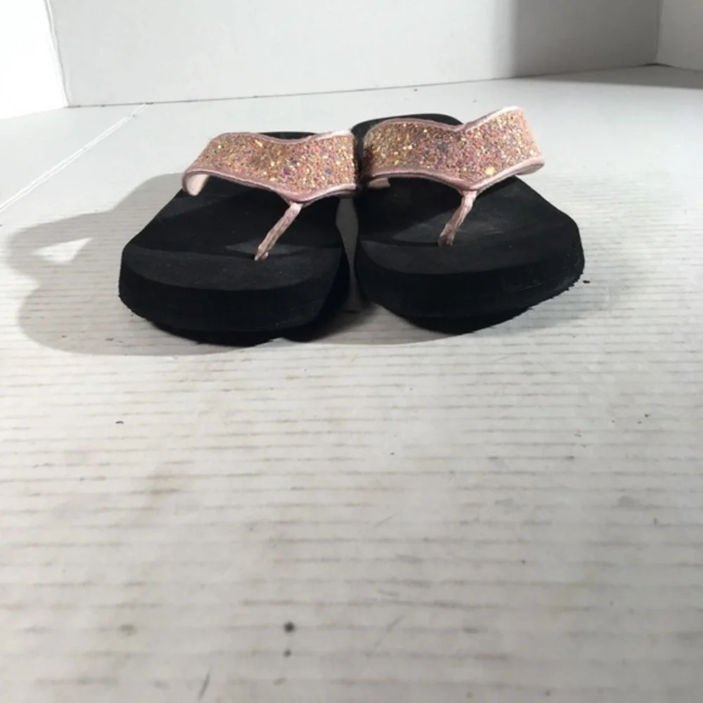 Yellow Box Girls Feliks Glitter Chunky Flip Flops